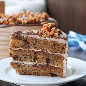 Chocobanutella Cake (slice)